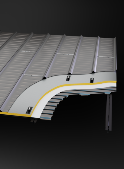 MR-24 Conventional Roof System cutaway 