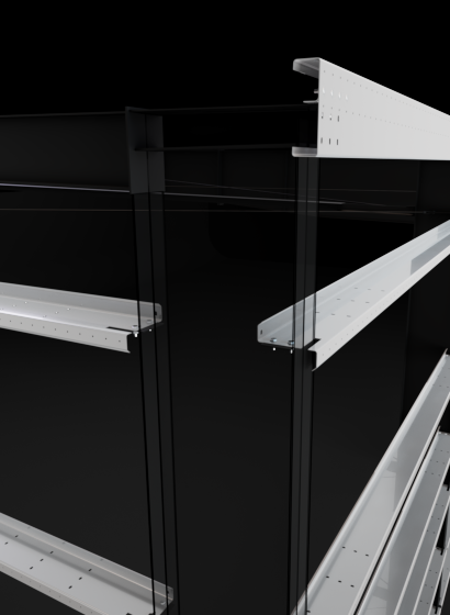 Butler steel girts shown in a wall assembly, featuring horizontal structural members attached to vertical framing, engineered to support wall panels, maintain alignment, and integrate seamlessly within a coordinated building system.