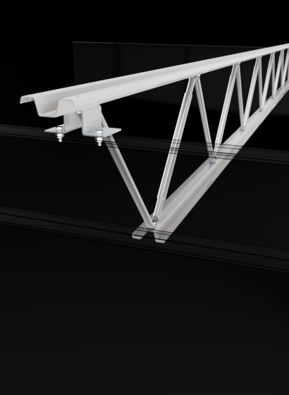 Butler Truss PurlinXT system showing an open-web steel truss with integrated top flange and diagonal web members, engineered to deliver long-span roof support, structural efficiency, and coordinated performance within a complete building system.
