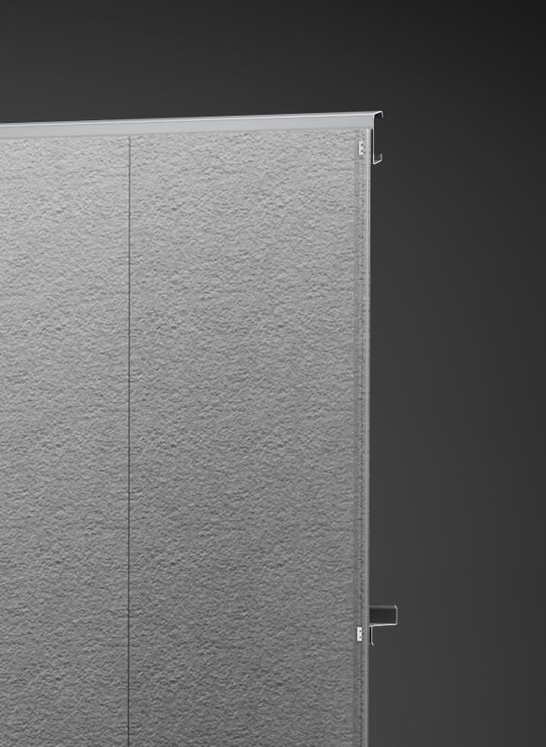 Close up of texture of the TextureWall™ Textured Metal Wall Panels
