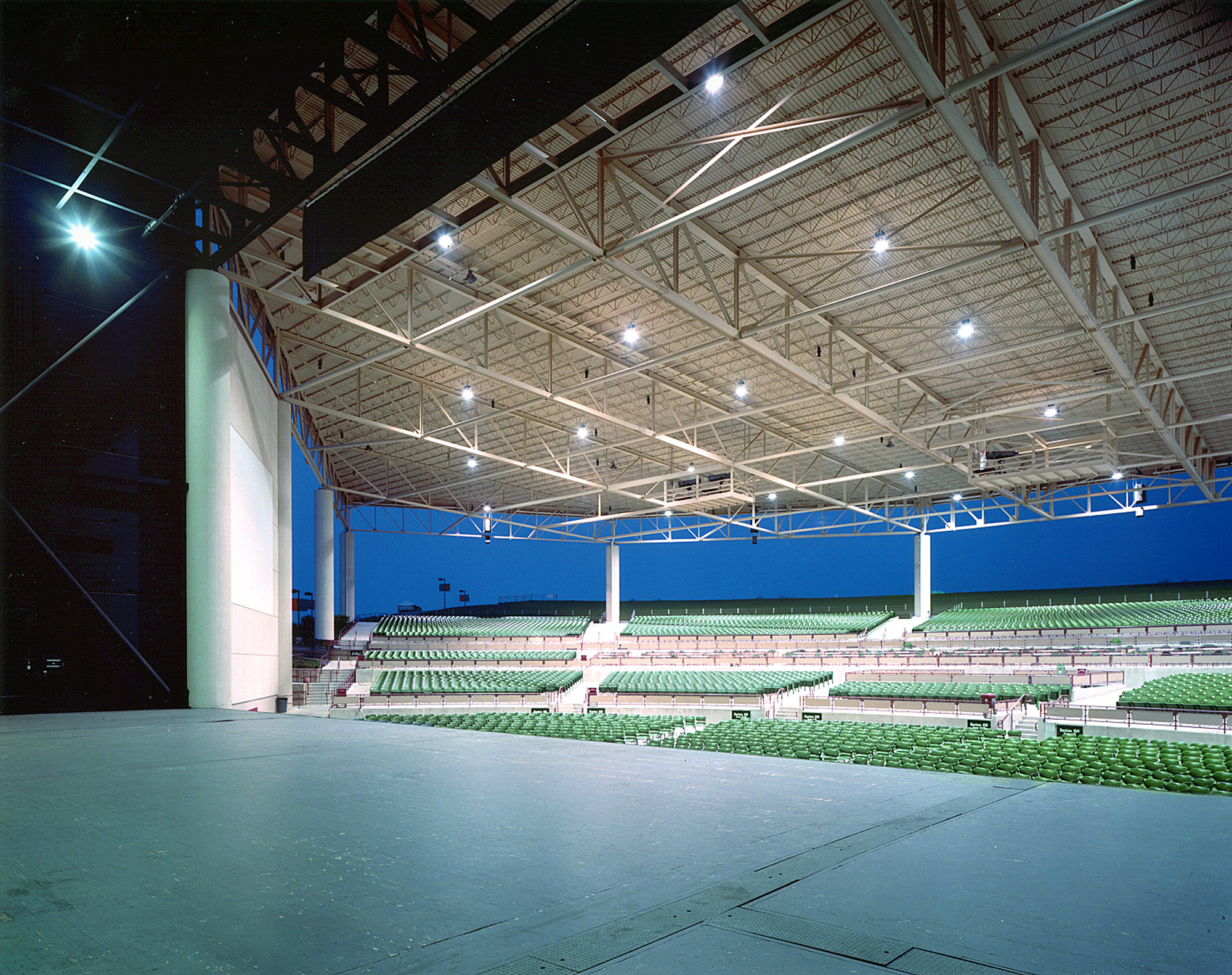 Framing and Roof of Real Life Amphitheater