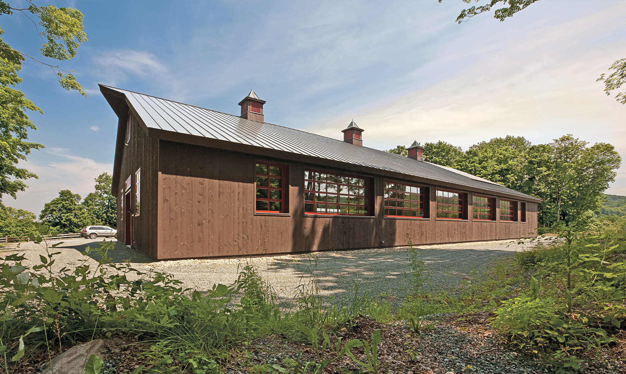 Agricultural pre-engineered building. 